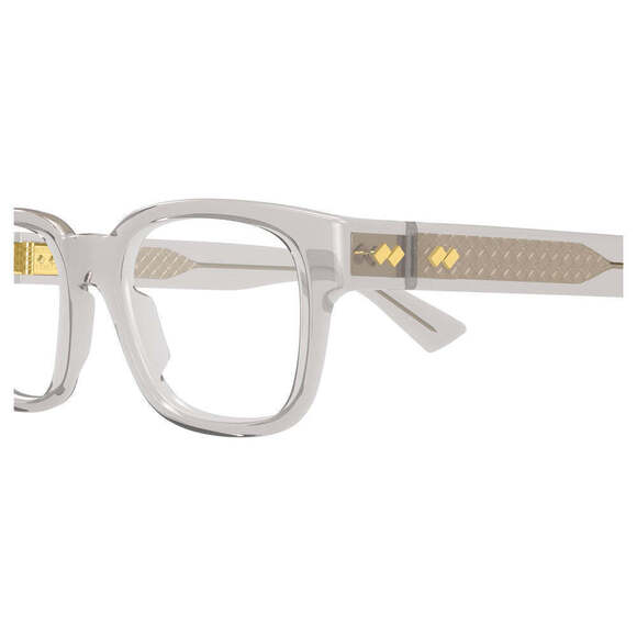 NWT Bottega Veneta BV1403o-004 52mm Grey Eyeglasses